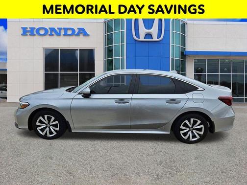 Silver 2026 Honda Civic LX