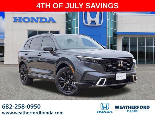 Gray 2026 Honda CR-V Hybrid Sport Touring