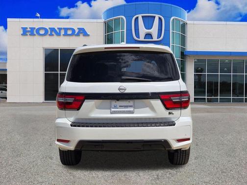 Aspen White 2024 Nissan Armada SL