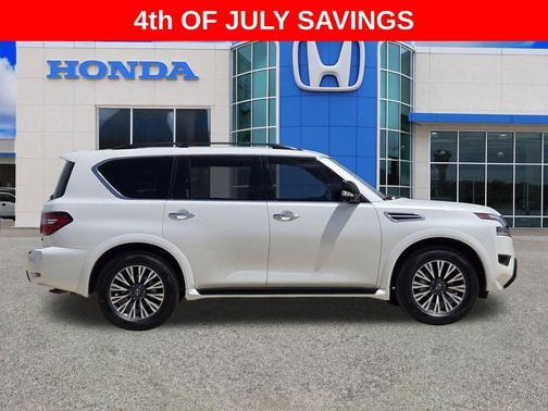 Aspen White 2024 Nissan Armada SL
