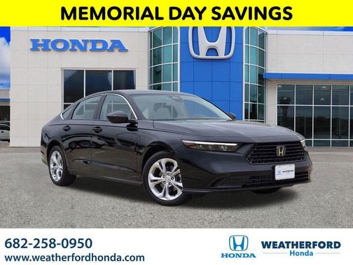 Black 2026 Honda Accord LX