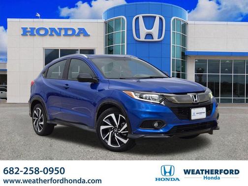 Aegean Blue Metallic 2019 Honda HR-V Sport