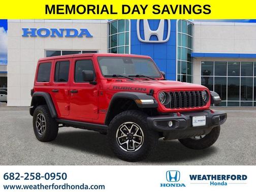 Firecracker Red Clearcoat 2025 Jeep Wrangler Rubicon