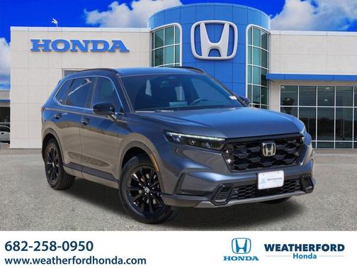 Gray 2025 Honda CR-V Hybrid Sport-L