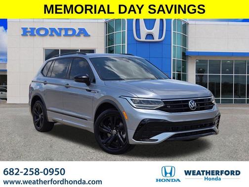 Pyrite Silver Metallic 2024 Volkswagen Tiguan 2.0T SE R-Line Black