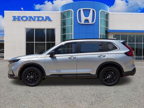 Silver Metallic 2025 Honda CR-V Hybrid Sport