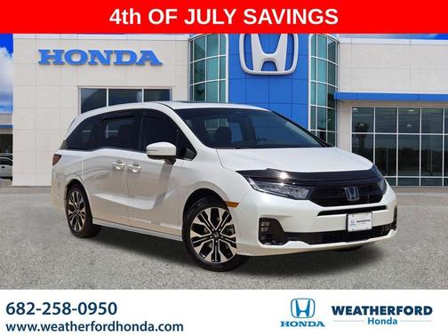 Platinum White Pearl 2025 Honda Odyssey Elite