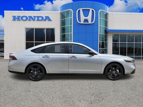 Solar Silver Metallic 2026 Honda Accord Hybrid Sport-L