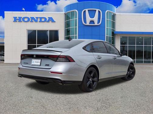Solar Silver Metallic 2026 Honda Accord Hybrid Sport-L