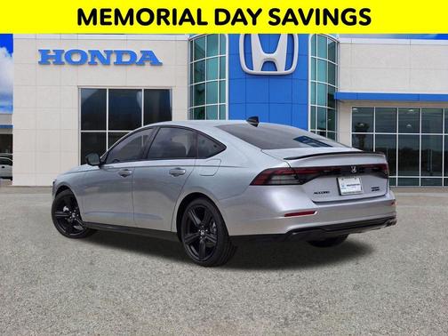 Solar Silver Metallic 2026 Honda Accord Hybrid Sport-L