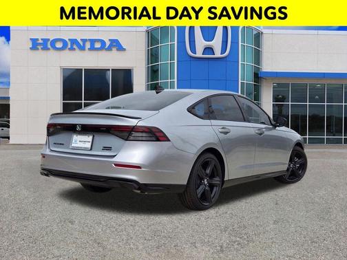 Solar Silver Metallic 2026 Honda Accord Hybrid Sport-L