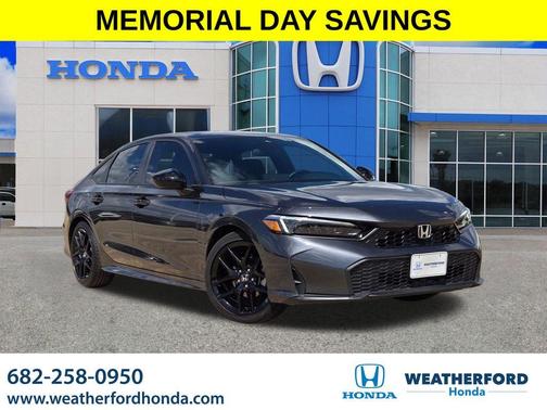 Meteorite Gray Metallic 2025 Honda Civic Sport