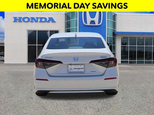 White 2026 Honda Civic Hybrid