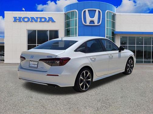 White 2026 Honda Civic Hybrid