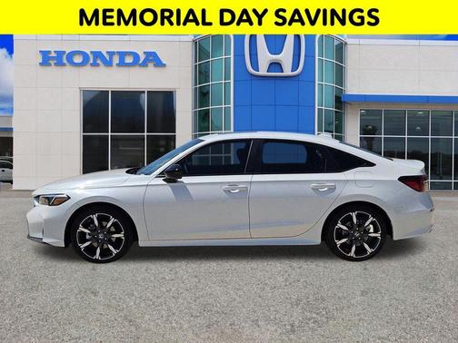 White 2026 Honda Civic Hybrid