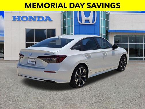 White 2026 Honda Civic Hybrid