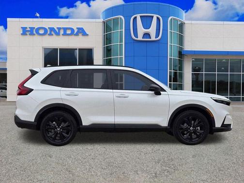 Platinum White Pearl 2026 Honda CR-V Hybrid Sport Touring
