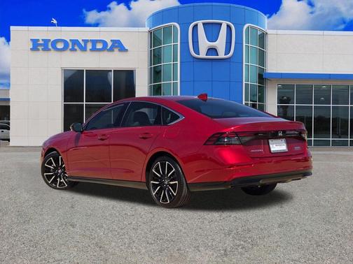 Radiant Red Metallic 2026 Honda Accord Hybrid Touring