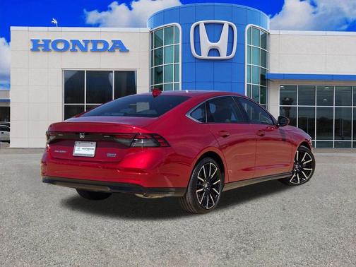 Radiant Red Metallic 2026 Honda Accord Hybrid Touring