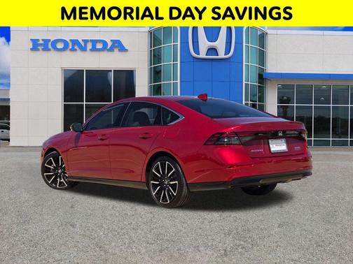 Radiant Red Metallic 2026 Honda Accord Hybrid Touring