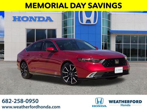 Radiant Red Metallic 2026 Honda Accord Hybrid Touring