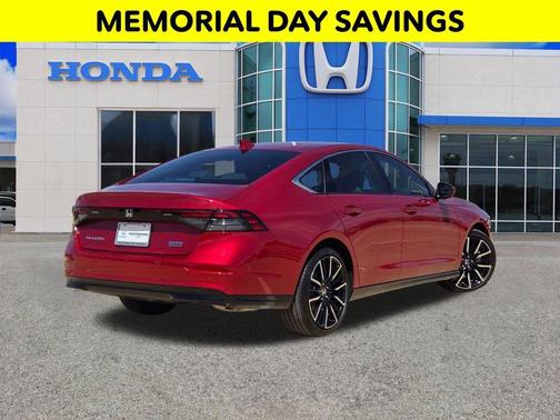 Radiant Red Metallic 2026 Honda Accord Hybrid Touring
