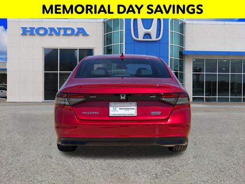 Radiant Red Metallic 2026 Honda Accord Hybrid Touring