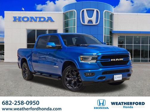 Hydro Blue Pearlcoat 2022 RAM 1500 Laramie