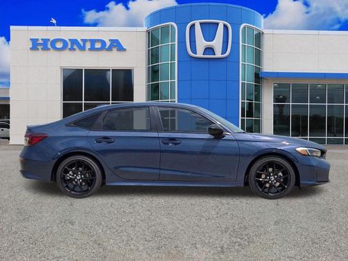 Blue 2026 Honda Civic Sport