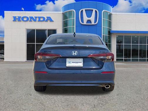 Blue 2026 Honda Civic Sport