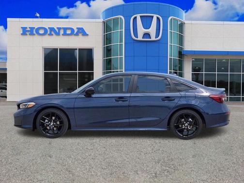 Blue 2026 Honda Civic Sport