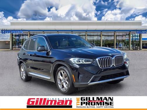 Black Sapphire Metallic 2022 BMW X3 sDrive30i