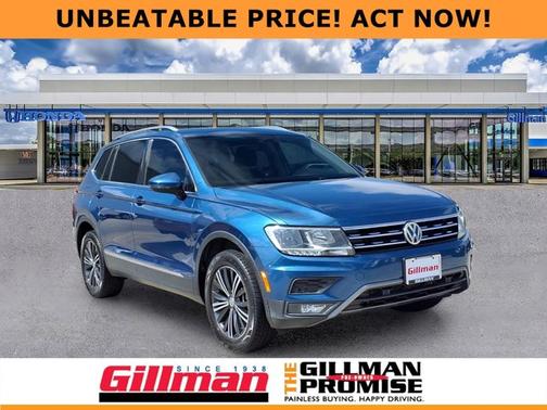Silk Blue Metallic 2019 Volkswagen Tiguan 2.0T SEL 4dr SUV