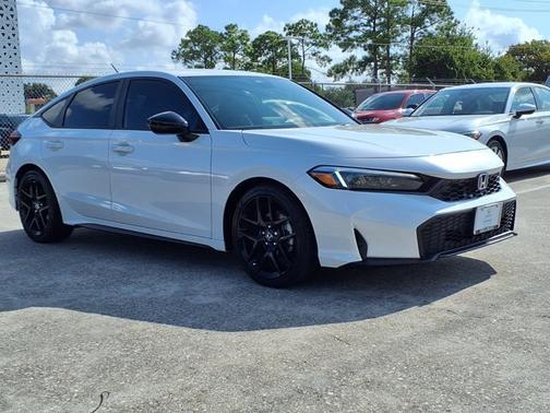 Platinum White Pearl 2026 Honda Civic Sport