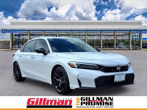 Platinum White Pearl 2026 Honda Civic Sport