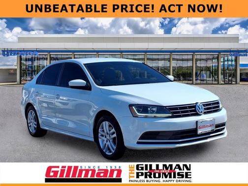 Pure White 2018 Volkswagen Jetta 1.4T S