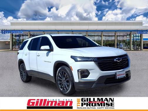 Summit White 2023 Chevrolet Traverse RS