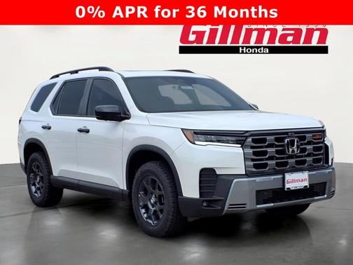 Platinum White Pearl 2026 Honda Pilot TrailSport