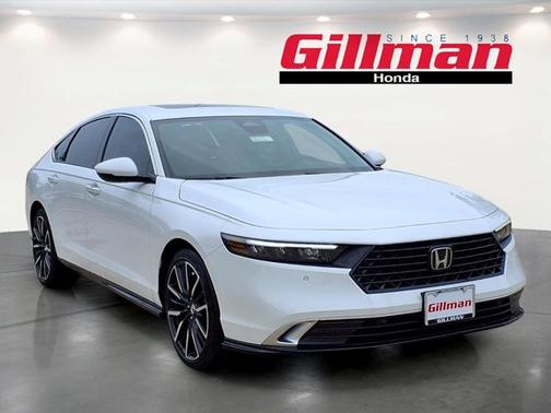 Platinum White Pearl 2026 Honda Accord Hybrid Touring