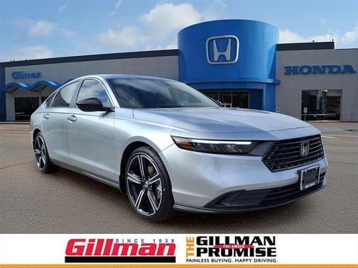 Solar Silver Metallic 2024 Honda Accord Hybrid Sport