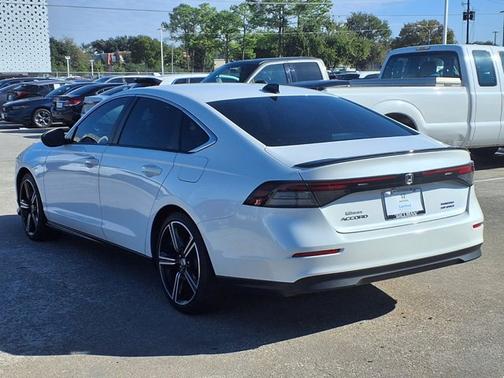 White 2023 Honda Accord Hybrid Sport