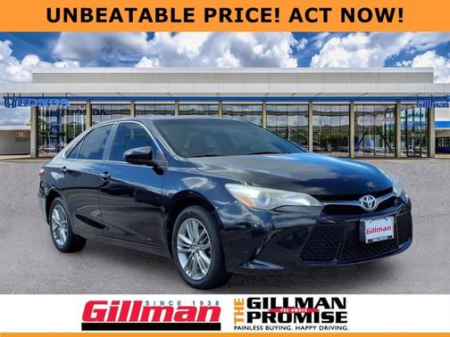 Midnight Black Metallic 2017 Toyota Camry SE