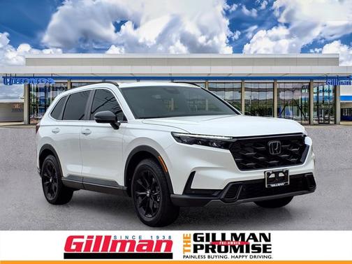 Platinum White Pearl 2025 Honda CR-V Hybrid Sport-L