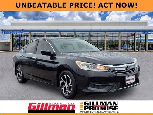 Black 2017 Honda Accord LX