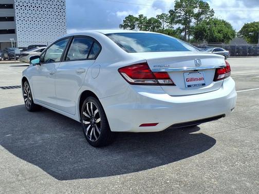 White Orchid Pearl 2014 Honda Civic EX-L