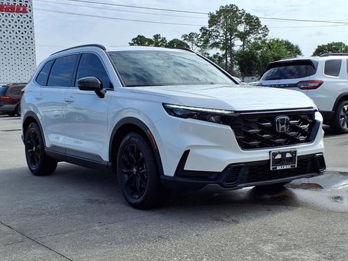 Platinum White Pearl 2025 Honda CR-V Hybrid Sport
