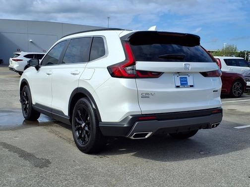 Platinum White Pearl 2025 Honda CR-V Hybrid Sport