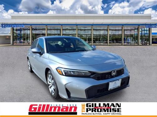 Solar Silver Metallic 2026 Honda Civic LX