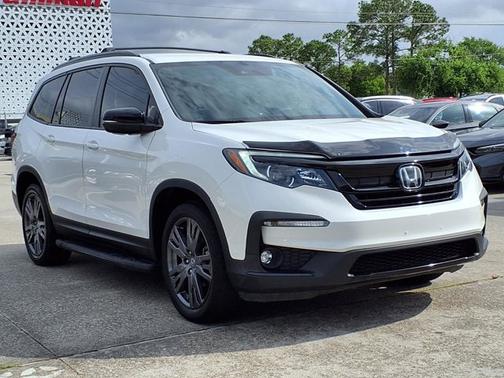 Platinum White Pearl 2022 Honda Pilot Sport