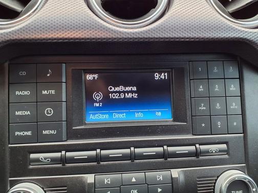 Blue 2015 Ford Mustang EcoBoost